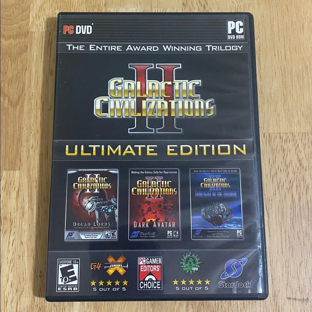 4 VINTAGE PC Games-Civilization, Galactic Civilization, Pacific Fighters, Quake4
